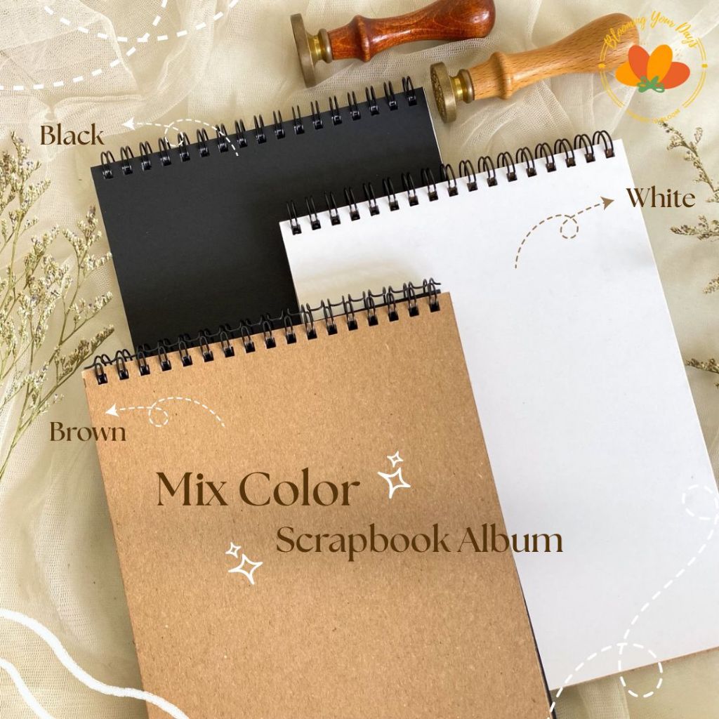 

Scrapbook A5 Polos mix warna Scrapbook Album hitam buku scrapbook journaling album foto A5 Aesthetic Album vintage buku catatan story book kado anniversary valentine cowok cewek murah