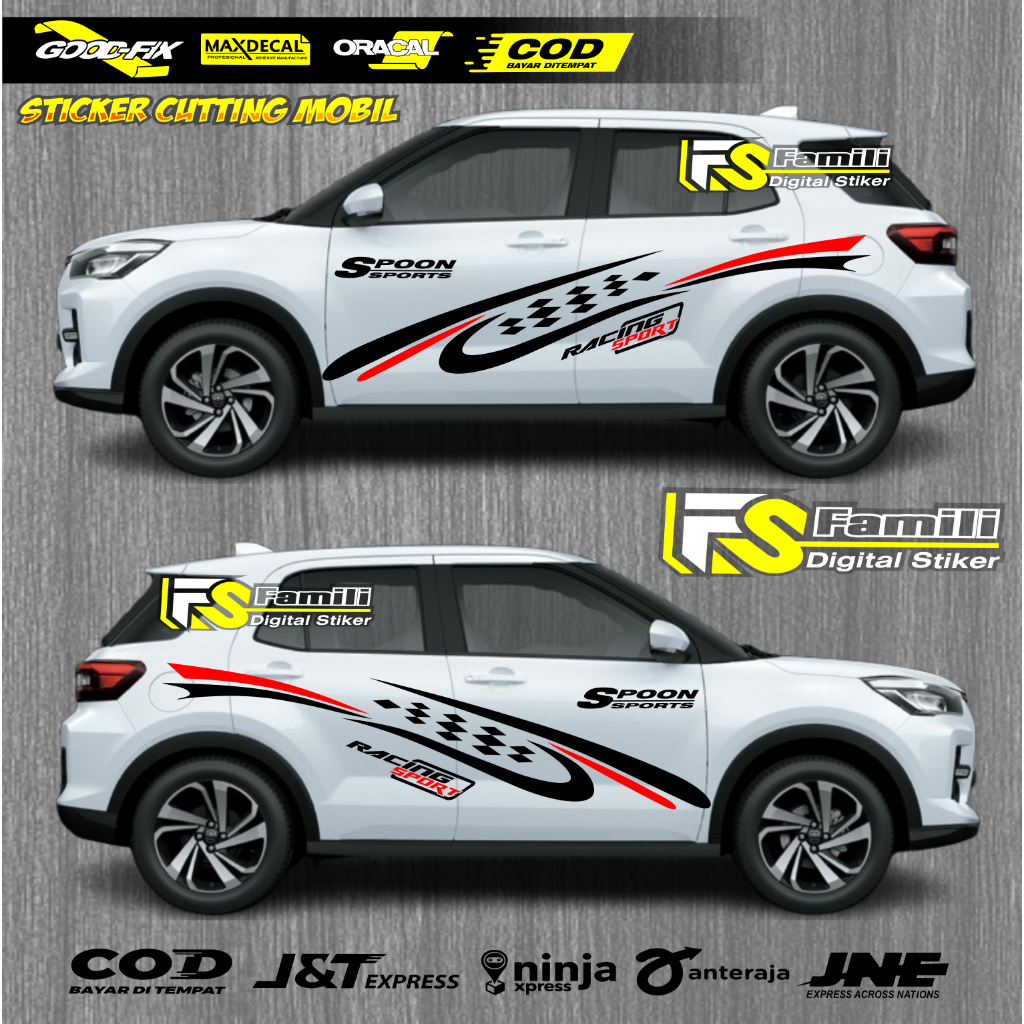 sticker mobil stiker mobil toyota raize sticker mobil sticker cutting sticker list mobil raize stick