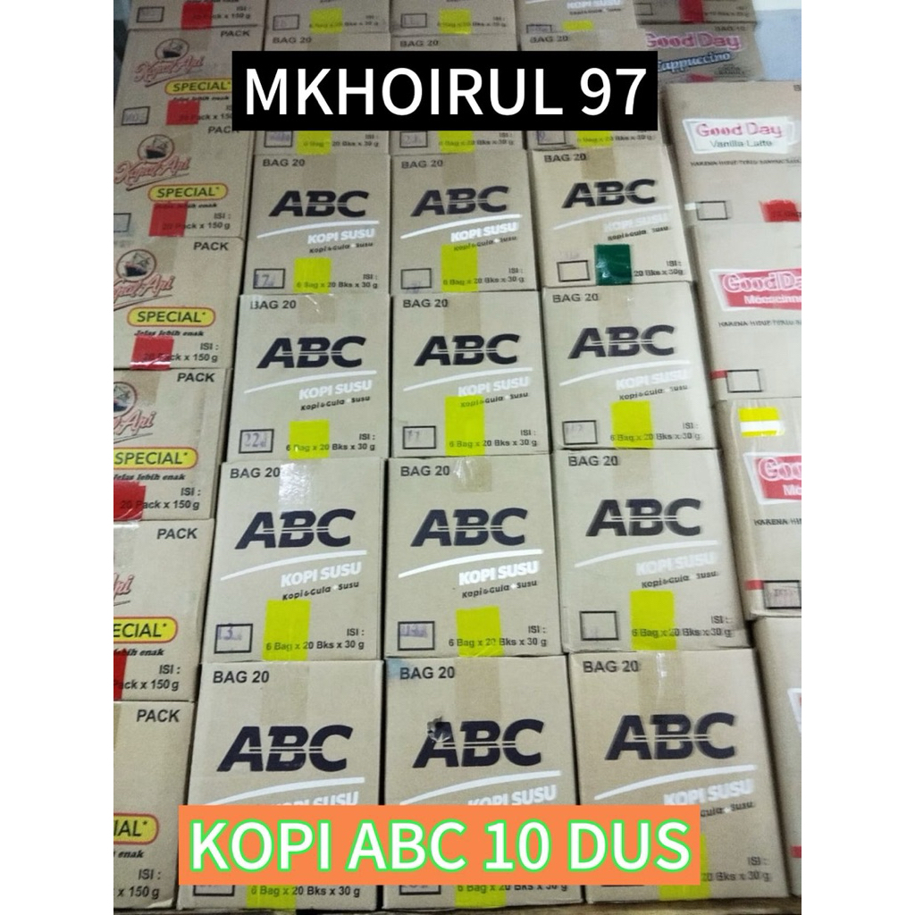 

GEBYAR PROMO 8.8 // KOPI ABC 1 DUS