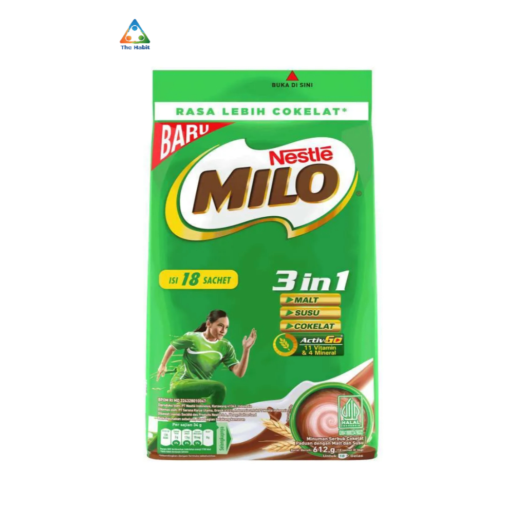 

(The Habit) MILO 3 In 1 actigen E 18s X 35gr