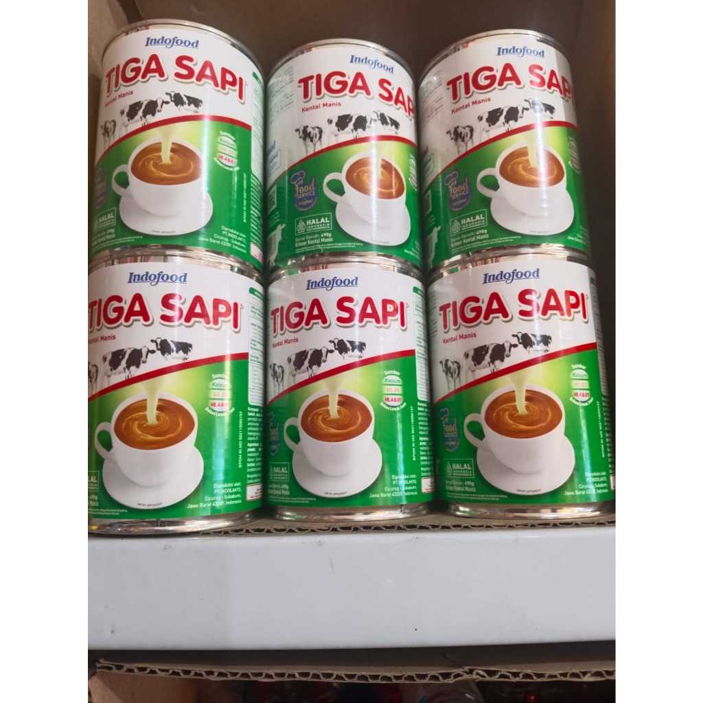 

Susu Tiga Sapi 490 Gram Krimer Kental Manis