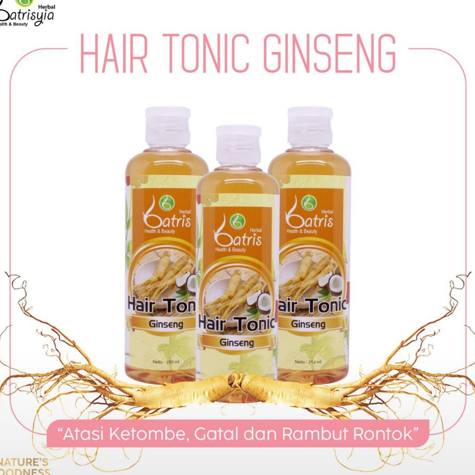 Batrisyia Hair Tonic Ginseng 250ml - Ginseng Hair Tonic