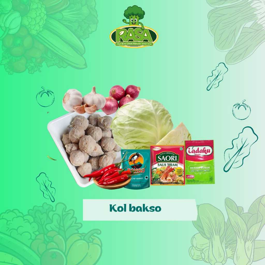 

PAKET TUMISAN SIAP MASAK DENGAN VARIAN BAKSO, TAHU, TEMPE DAN TELUR