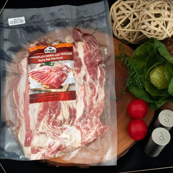 

EL PRIMO SMOKED BEEF US SHORTPLATE 500GR / DAGING SHORTPLATE ASAP - DISASS JOGJA