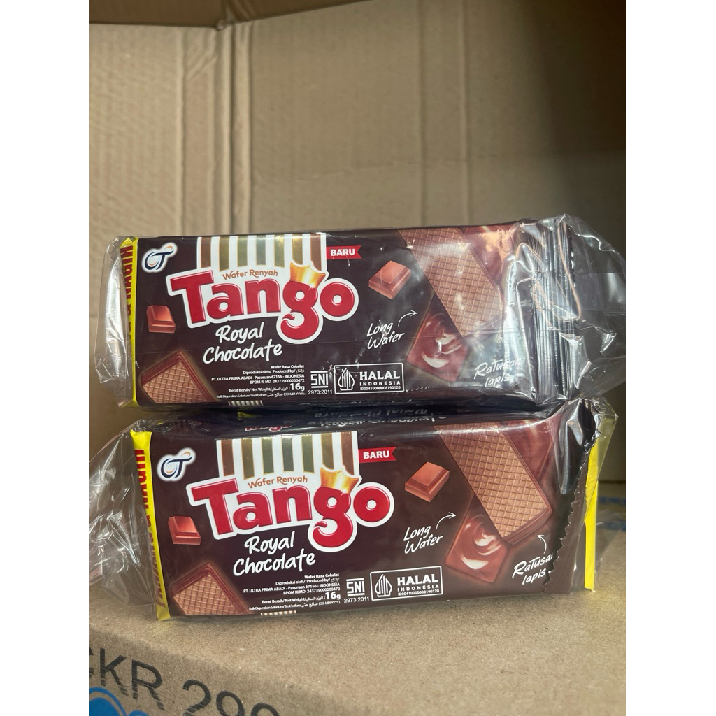 

Wafer Tango Cokelat 16gr (10pcs)