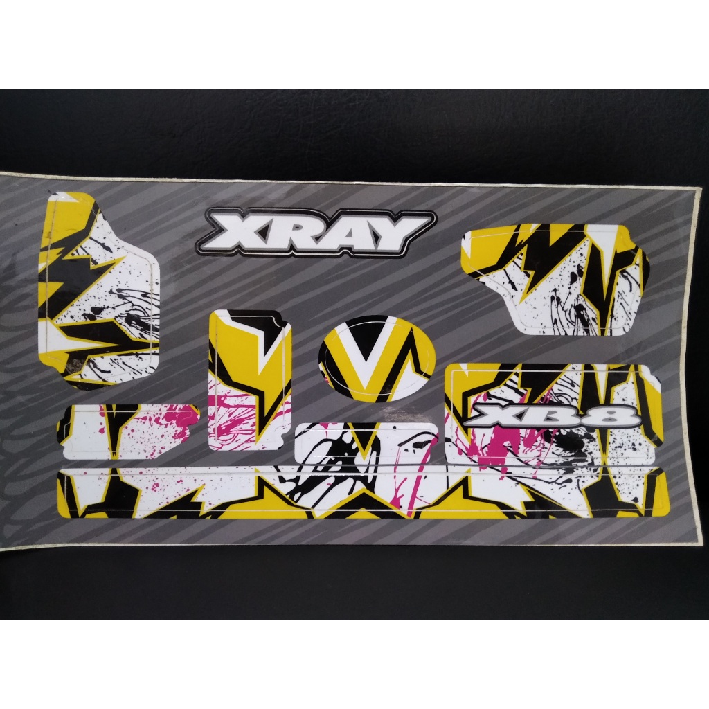 Sticker Radio Box  Tray Xray XB 8 '18