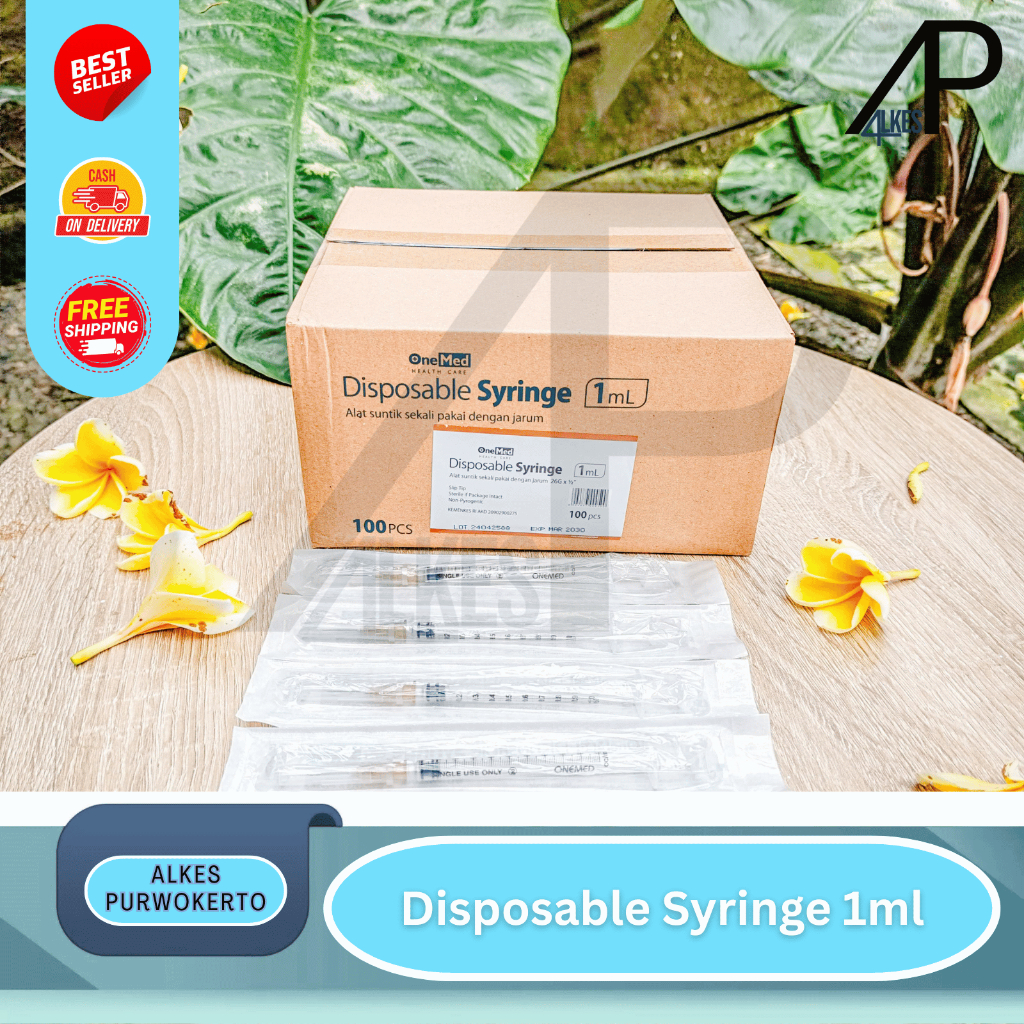 Spuit 1cc Onemed / Jarum Suntik 1ml Onemed