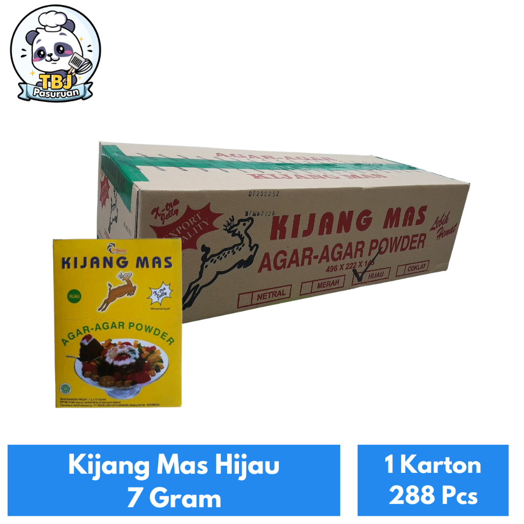 

Kijang Mas Hijau 7 Gram Kemasan 1 Karton Isi 288 Pcs