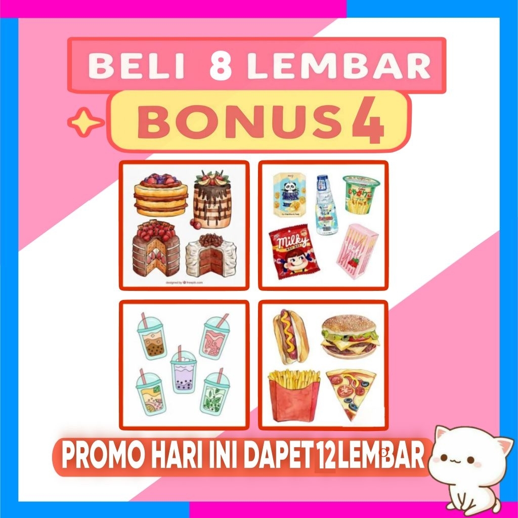 stiker food / stiker case / stiker tumblr / stiker aesthetic