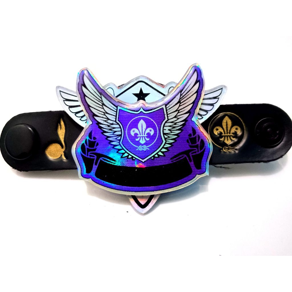 

Ring kacu Pramuka Wing tumpuk Hologram gratis ukir nama suka suka langsung jadi bahan premium elegan murah berkualitas