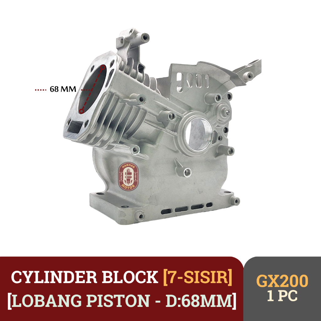 CYLINDER BLOCK GX200 BLOK MESIN GX200