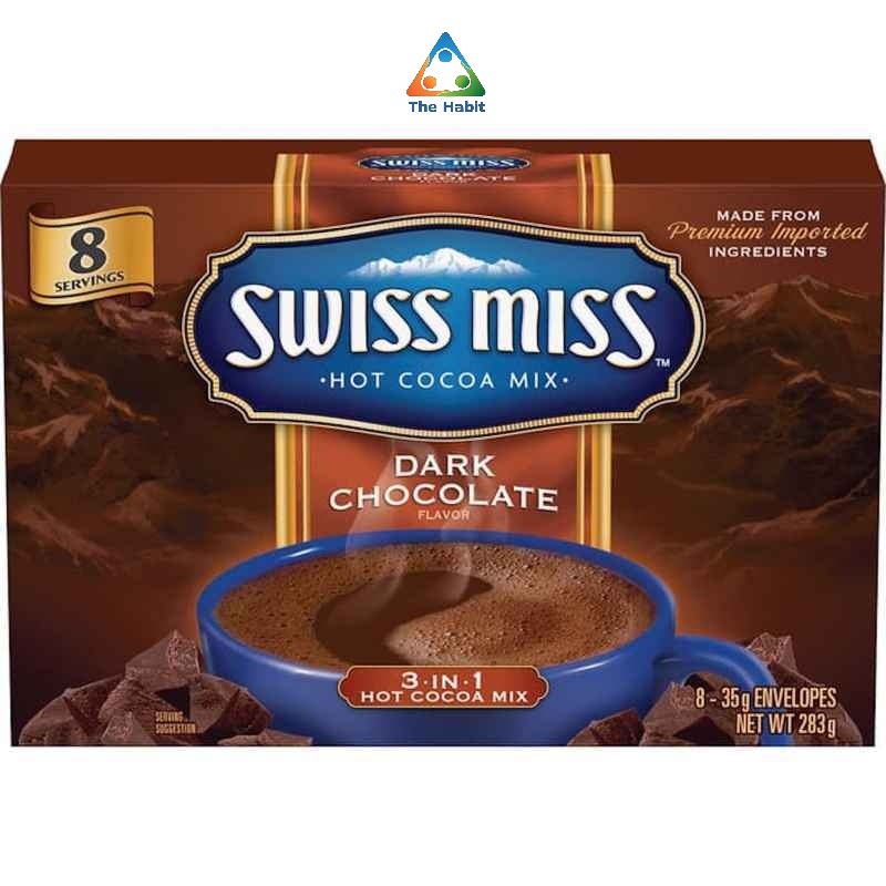 

(The Habit) Swiss Miss Hot Cocoa Mix Dark Chocolate 10 Oz/ 8oz