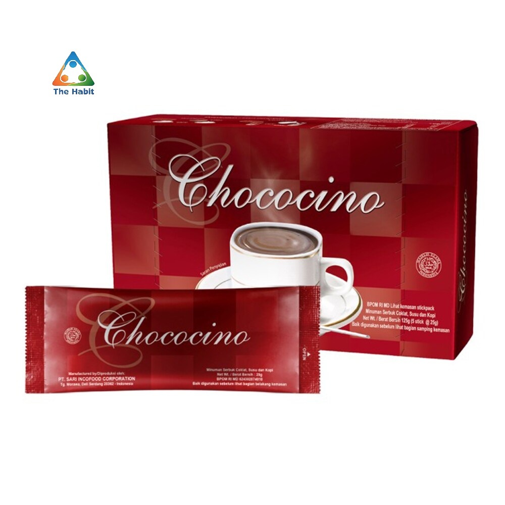 

(The Habit) Minuman Cokelat - Indocafe Chococino Choco Drink 5sx 15gr