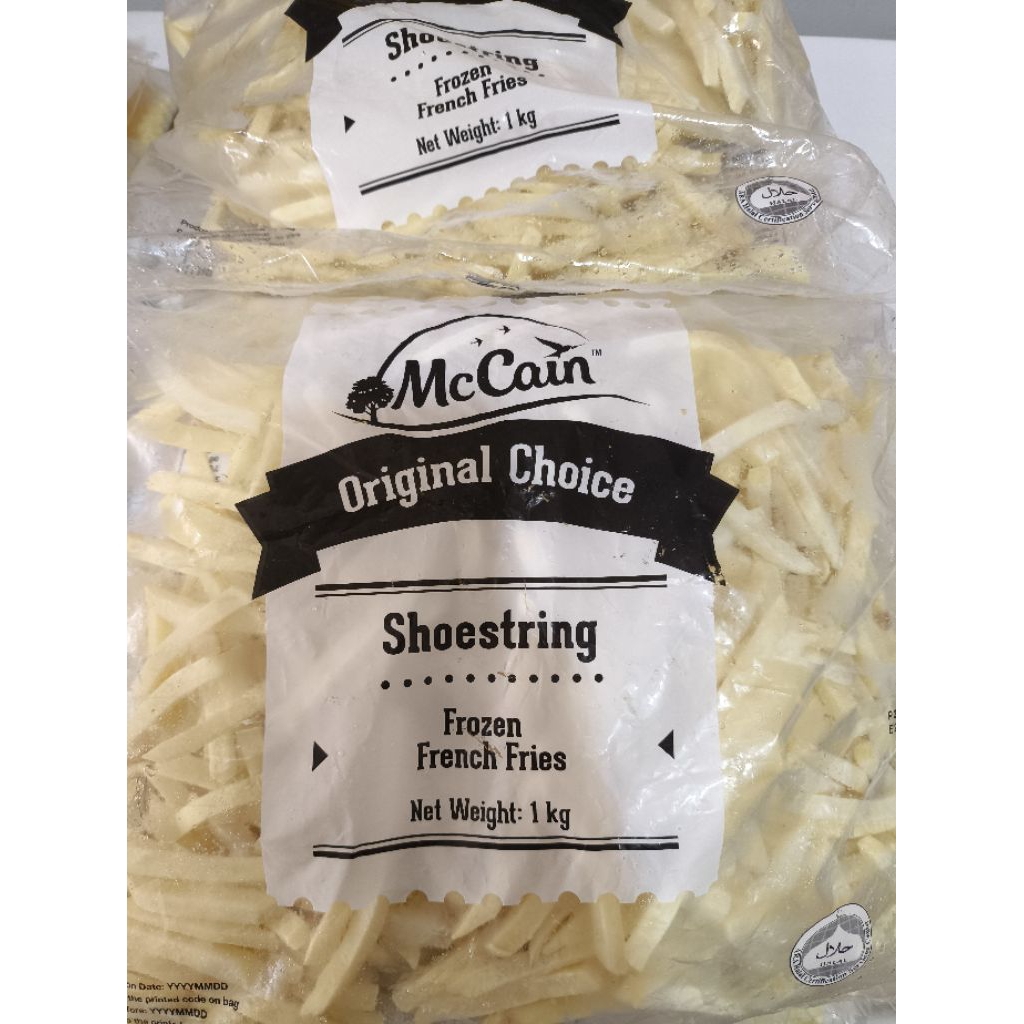 

Mc Cain Kentang Goreng Lurus (Shoestring) PREMIUM 1kg