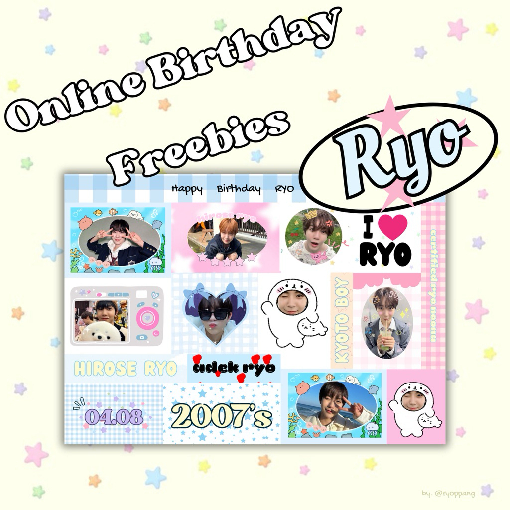 

FREEBIES BIRTHDAY RYO