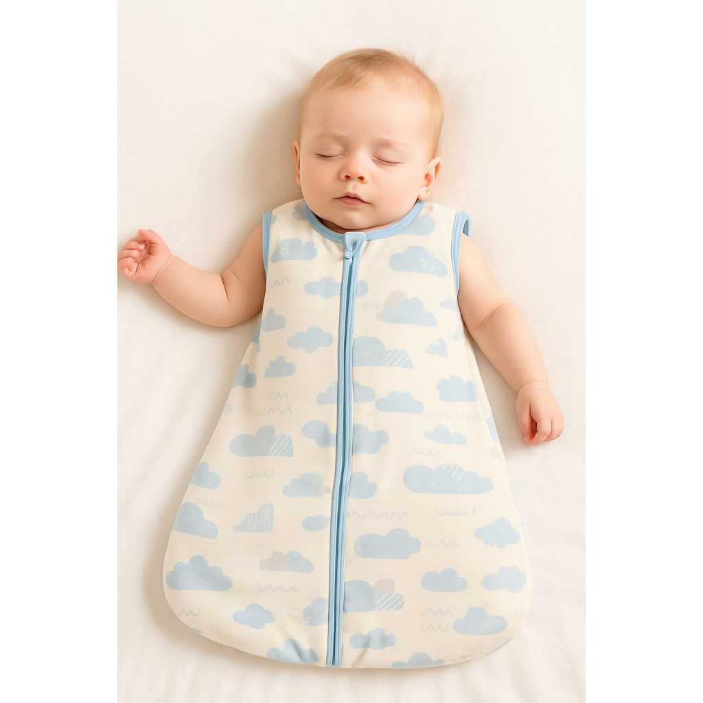 Selimut Bayi Sleep Sack 0-2th/Bedong Bayi 100% Katun Sleep Sack Bayi