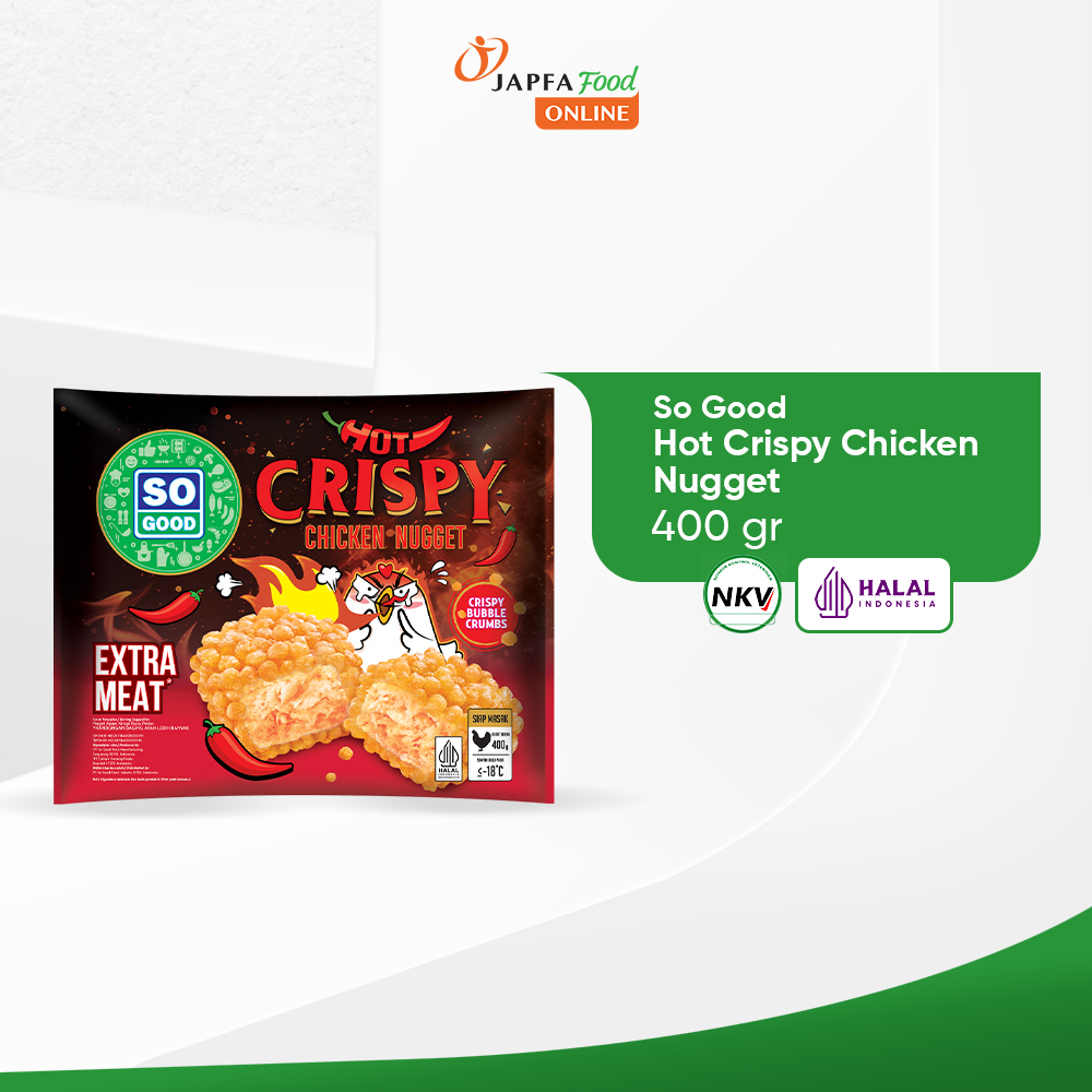 

So Good Hot Crispy Chicken Nugget 400gr