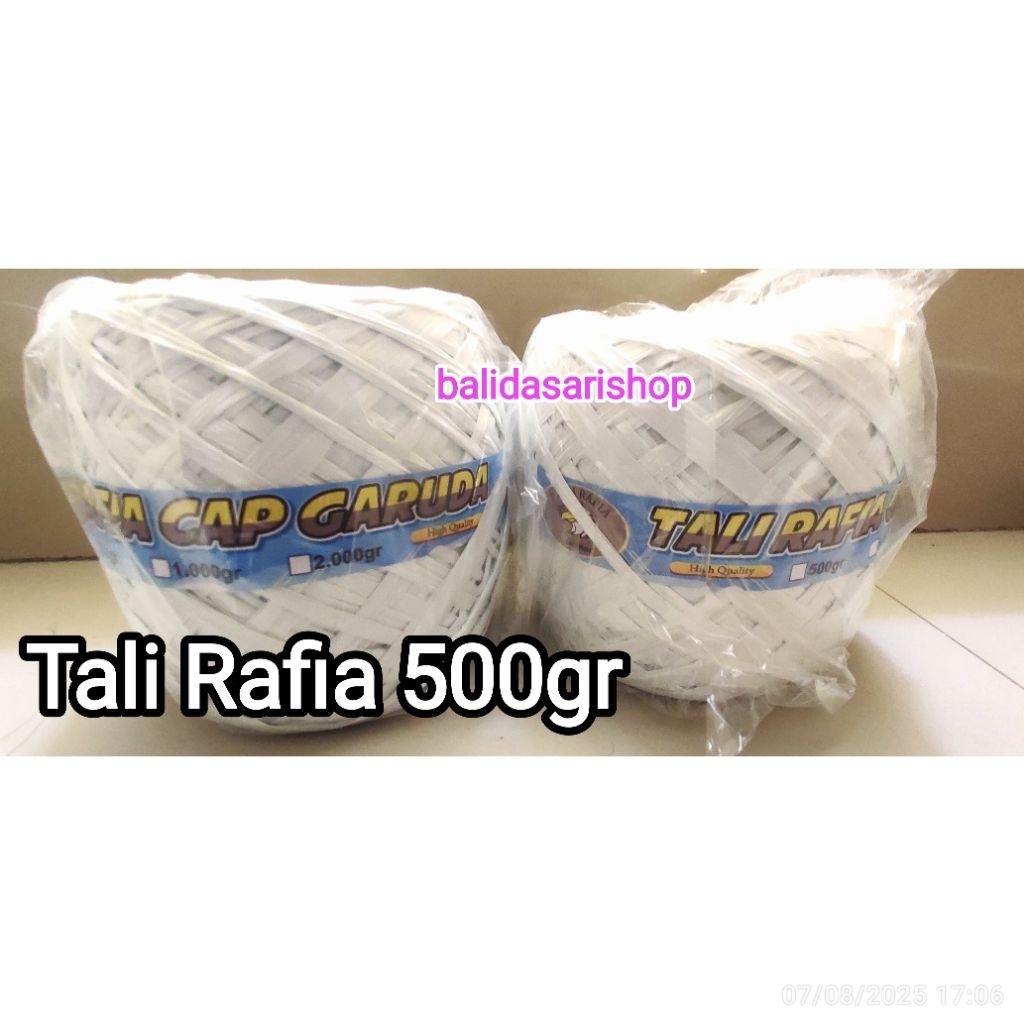 

TALI RAFIA 300gr WARNA PUTIH