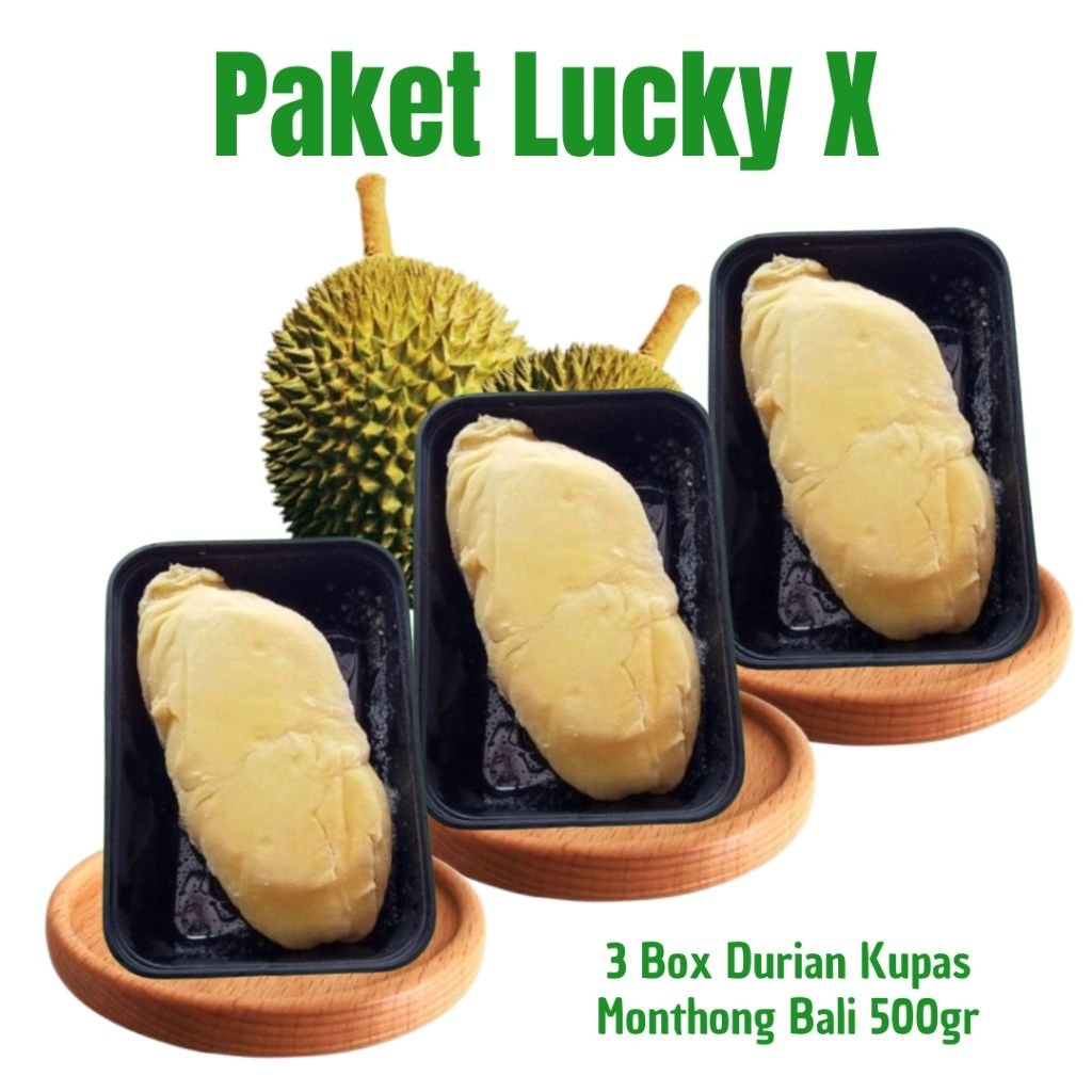 

PAKET LUCKY X ( PROMO DURIAN)