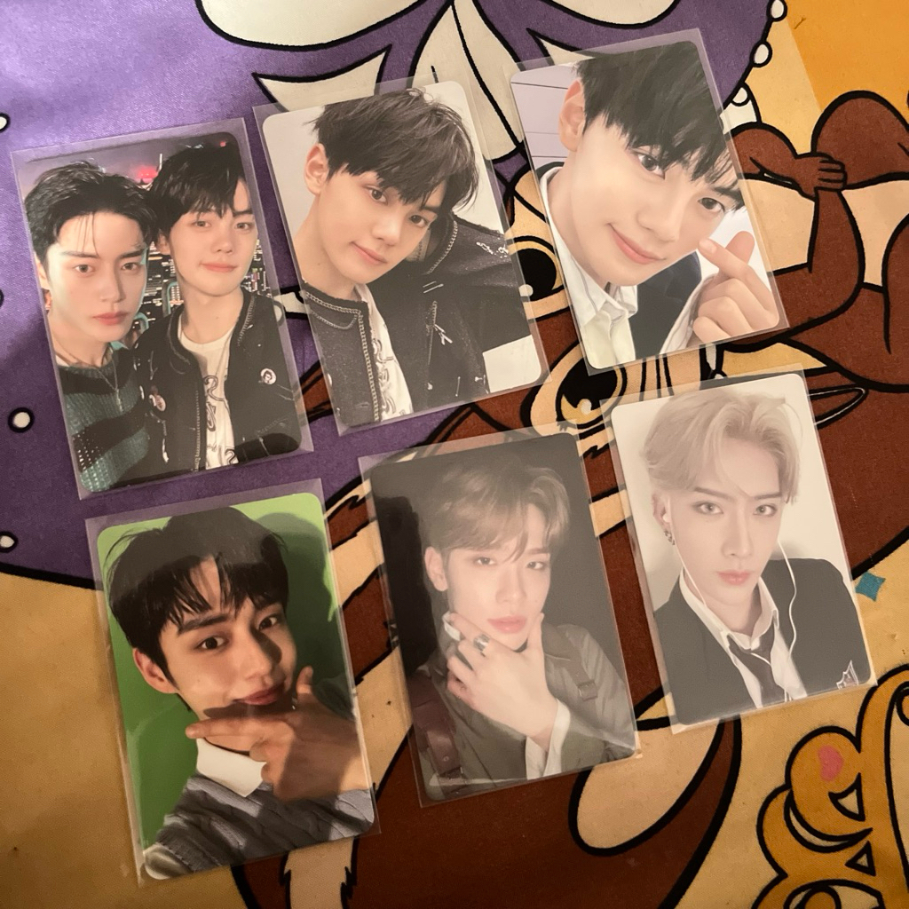 PHOTOCARD OFFICIAL ZEROBASEONE ZB1 JIWOONG RICKY GYUVIN TAERAE