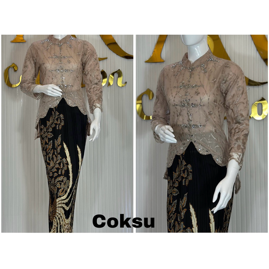 set kebaya modren Set Nadira/ Kebaya safira Modren /Baju Kebaya Wisuda wanita