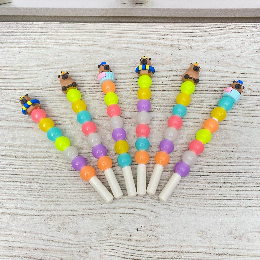 

PULPEN GEL BOLA-BOLA CAPYBARA pena lucu tinta hitam bisa COD pen imut keren pulpen unik atk kebutuhan anak sekolah termurah import