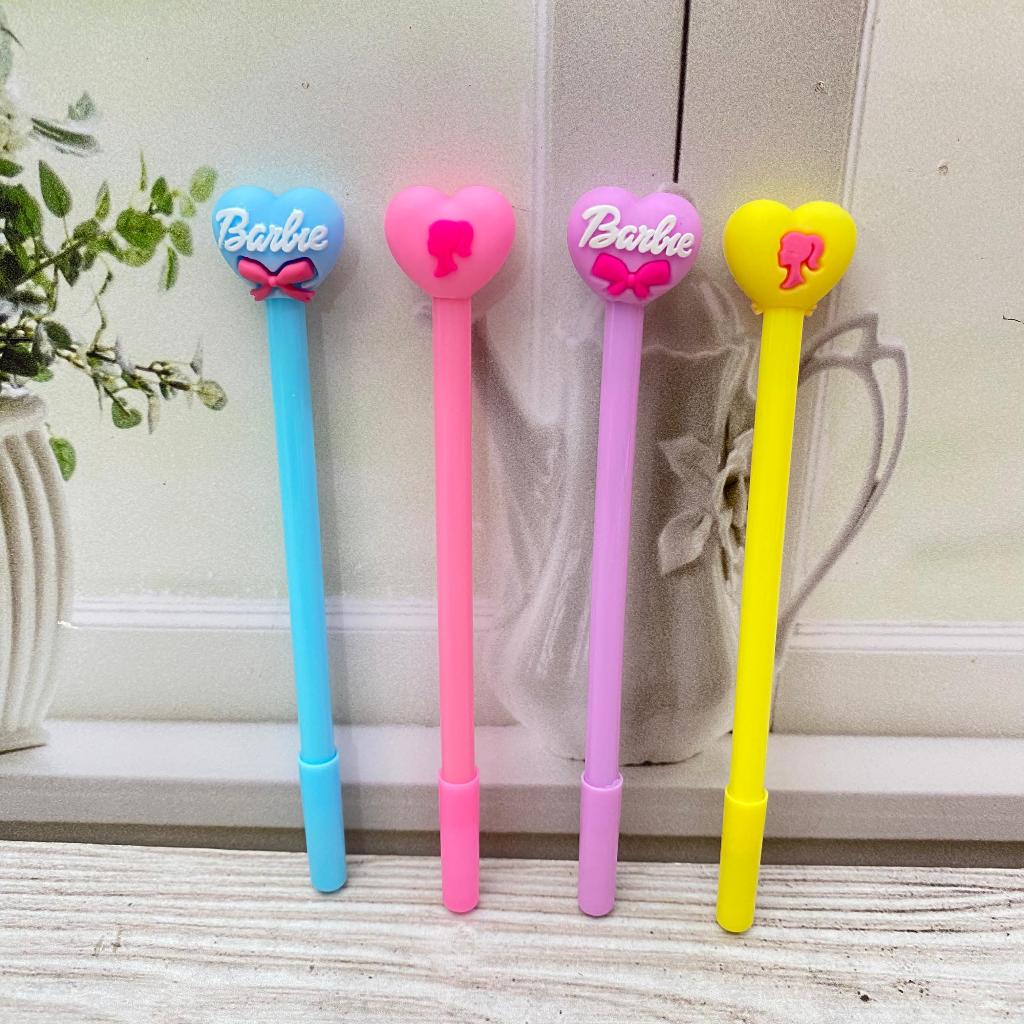 

PULPEN GEL KARAKTER BARBIE LOVE pena lucu tinta hitam bisa COD pen imut keren pulpen unik atk kebutuhan anak sekolah termurah import