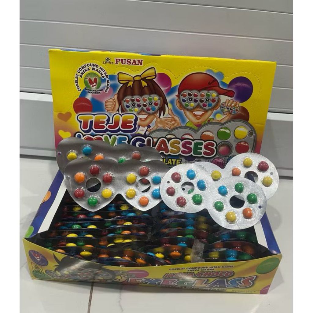 

EYEGLASS PERMEN COKELAT KACAMATA (ISI 40PCS/BOKS)