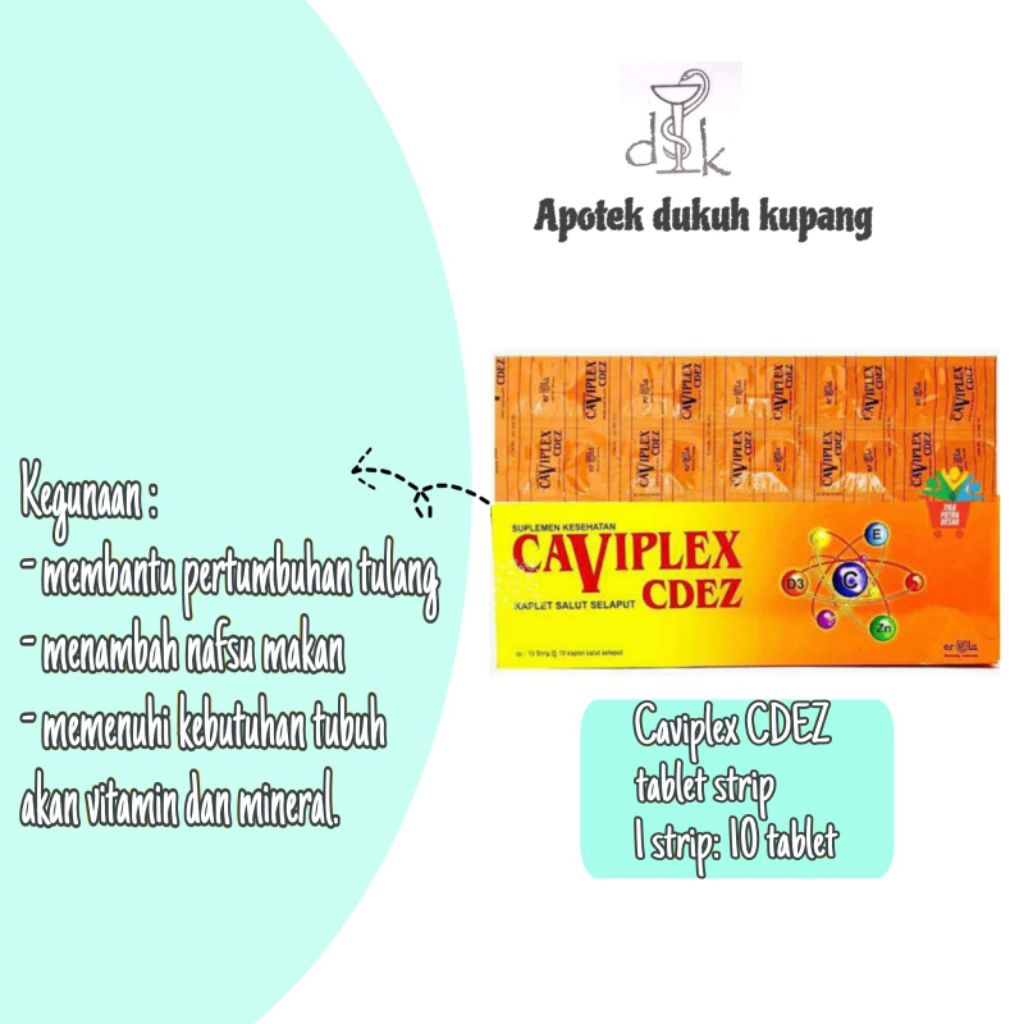 Caviplex CDEZ multivitamin  ( 1 strip: 10 tablet)