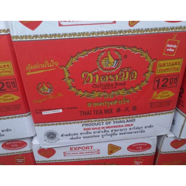

Grosir Thai Tea Original Chatramue 1 Dus / Thai Tea BPOM HALAL