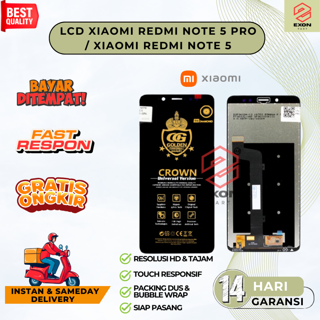 LCD XIAOMI REDMI NOTE 5 PRO / XIAOMI REDMI NOTE 5 FULLSET ORIGINAL