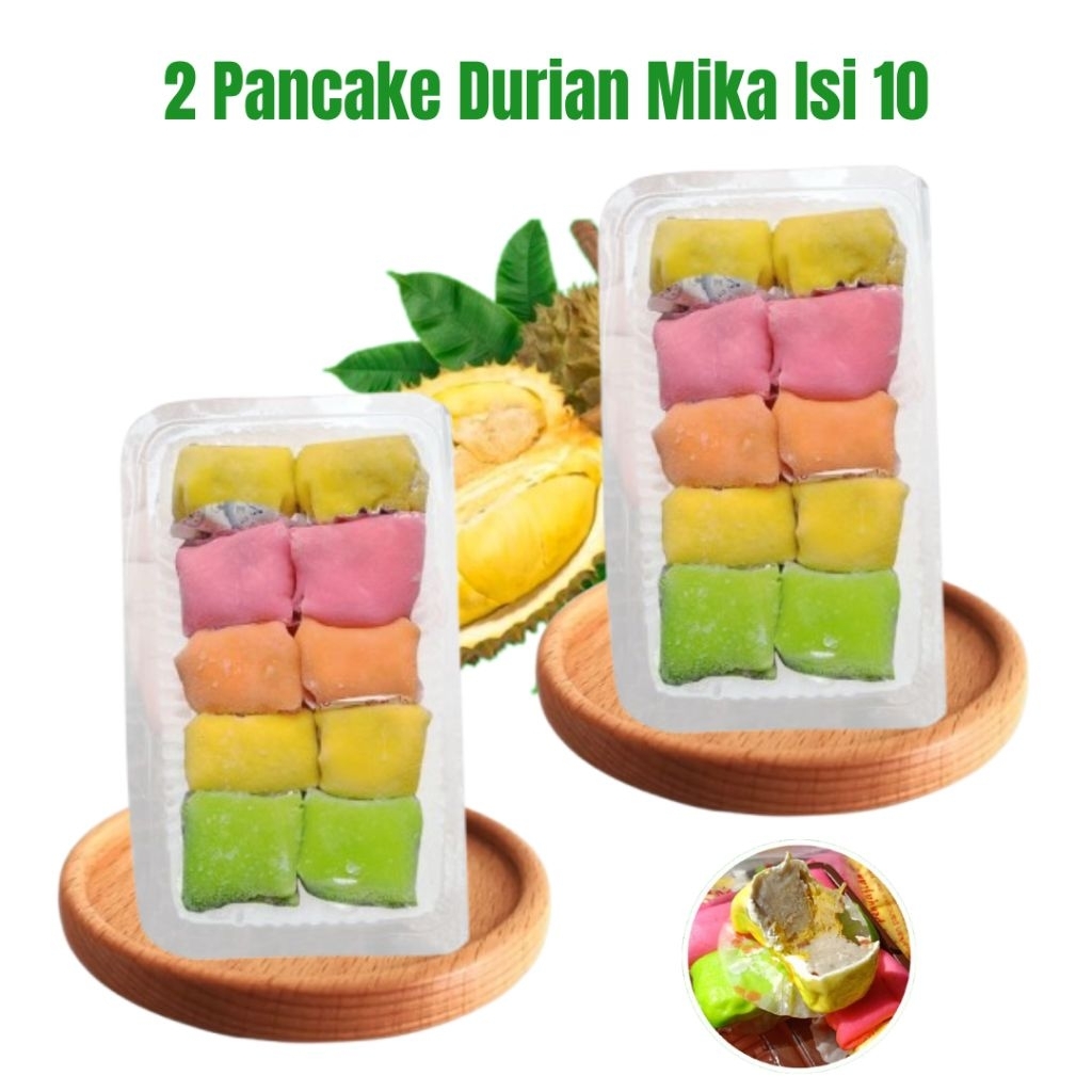 

PROMO 2 PANCAKE DURIAN MIKA ISI 10