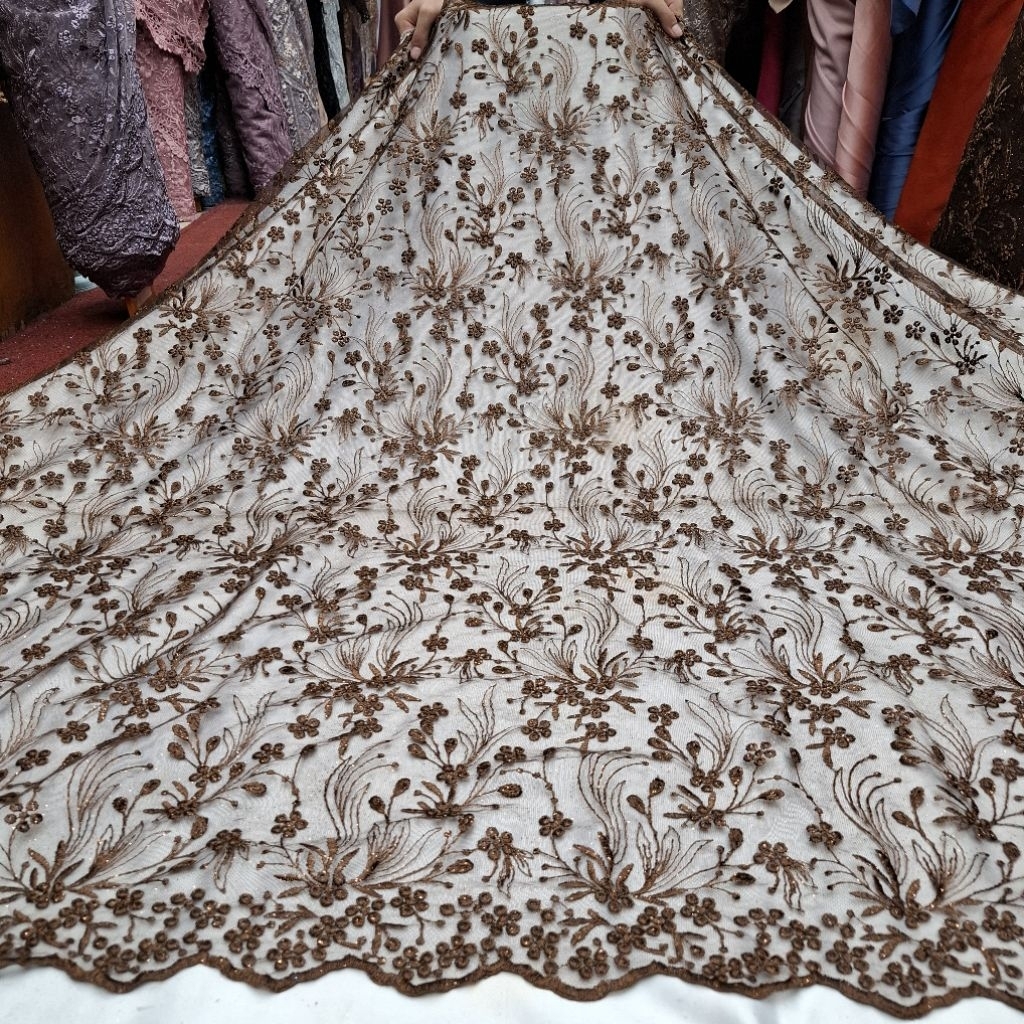 tile motif bunga kecil-kecil premium