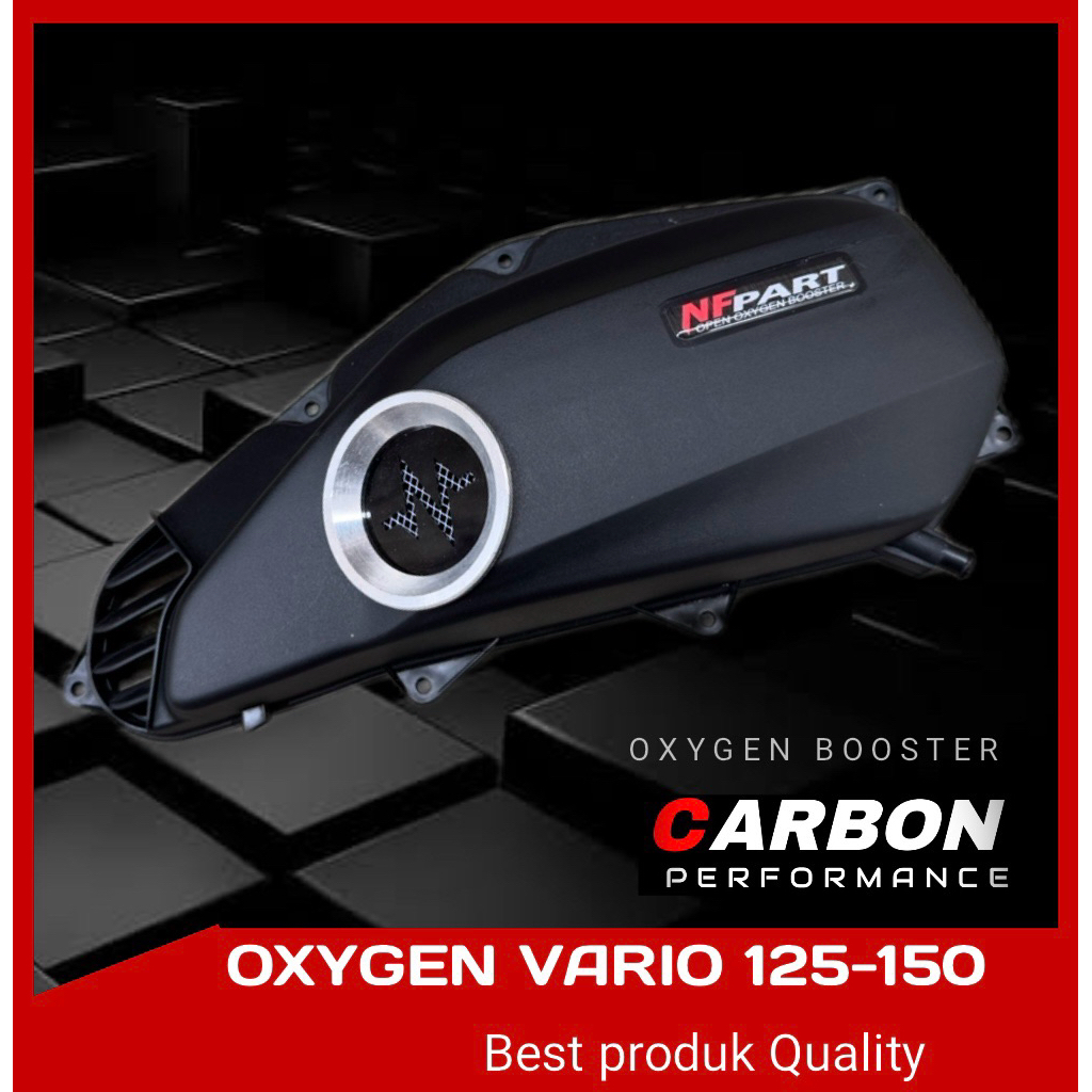 CORONG UDARA OXYGEN tutup filter vario 125 variasi corong donat aksesoris vario variasi vario 125
