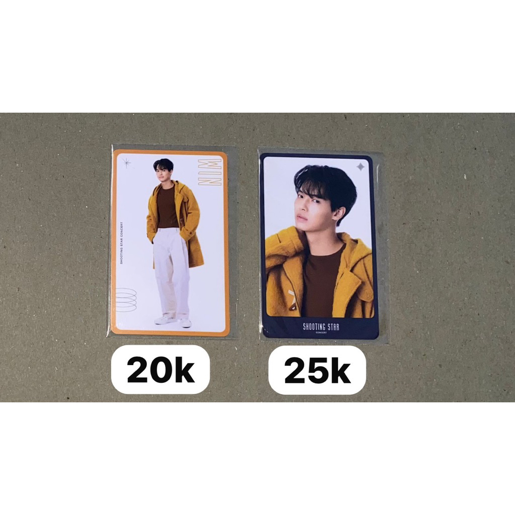 Photocard Win Metawin Shooting Star Concert Official GMMTV-Cek Deskripsi