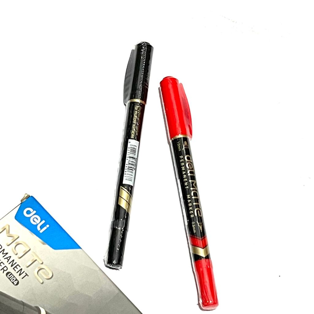 

Spidol Permanent Marker RED Double Tip EU10440
