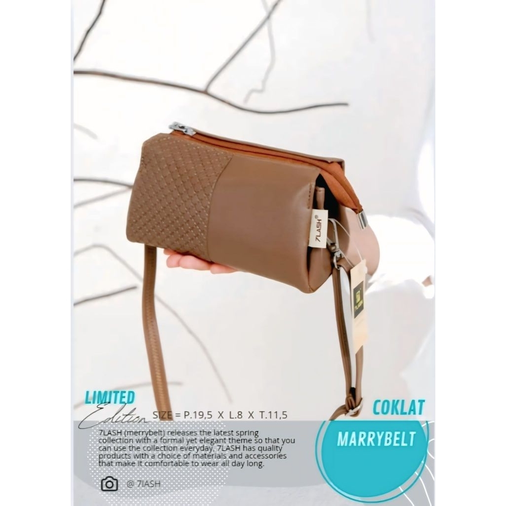 Tas Selempang  mini Wanita Marrybelt by 7lash kulit sintetis