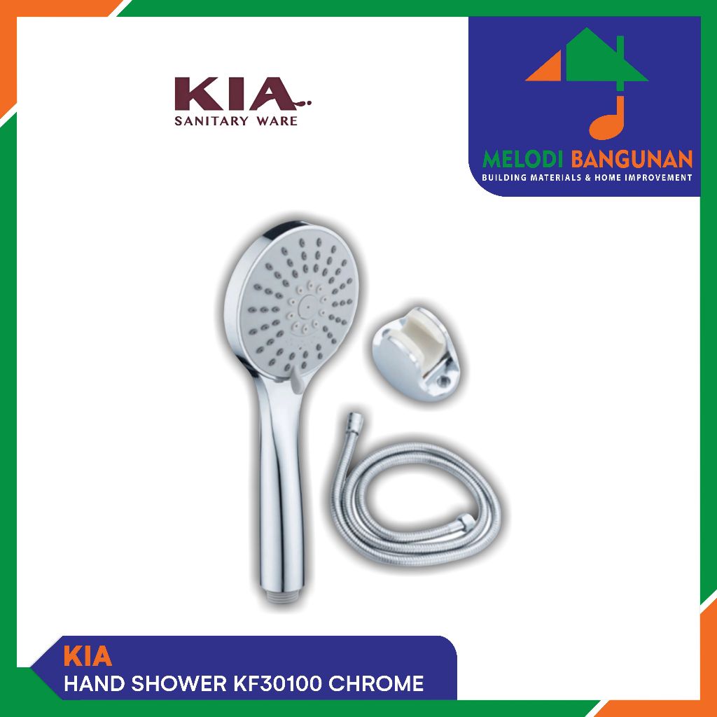 Kia - Hand + Tangan + Kepala Shower Kf 30100 Kf30100 Chrome