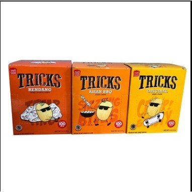 

(The Habit) Tricks Biskuit Kentang Potato Baked Crisps ( 1 Box isi 10 Pcs )