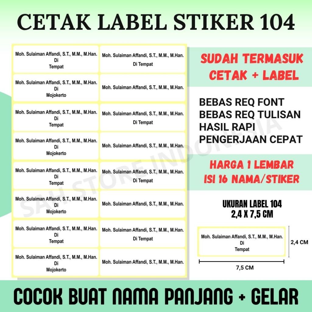 

CETAK LABEL NAMA NO. 104 CETAK LABEL NAMA UNDANGAN