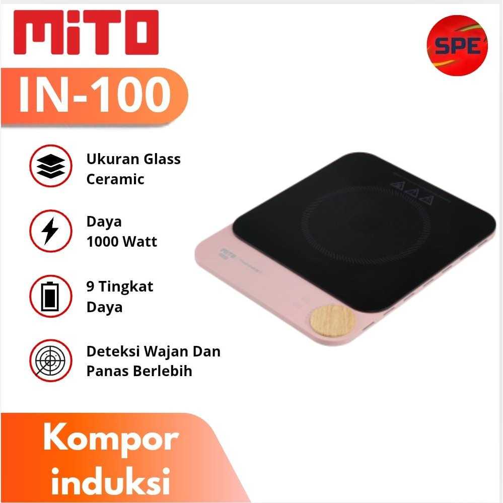 Kompor induksi Listrik Mito IN100 / Kompor Listrik MIto IN-100 (MEDAN)