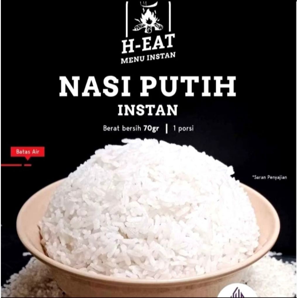 

H-EAT NASI PUTIH INSTAN 70gr