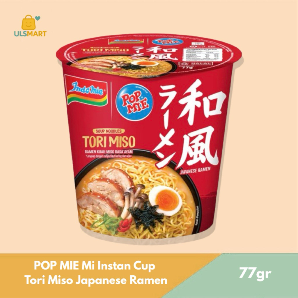 

POP MIE Mi Instan Cup Tori Miso Japanese Ramen