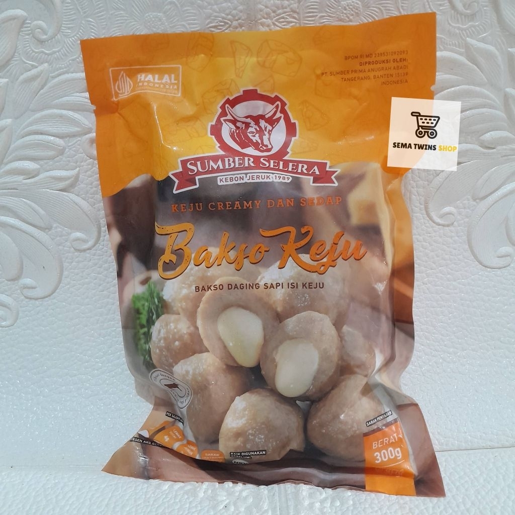 

Bakso Sapi isi KEJU Sumber Selera Kebon Jeruk 300gr isi 10pcs