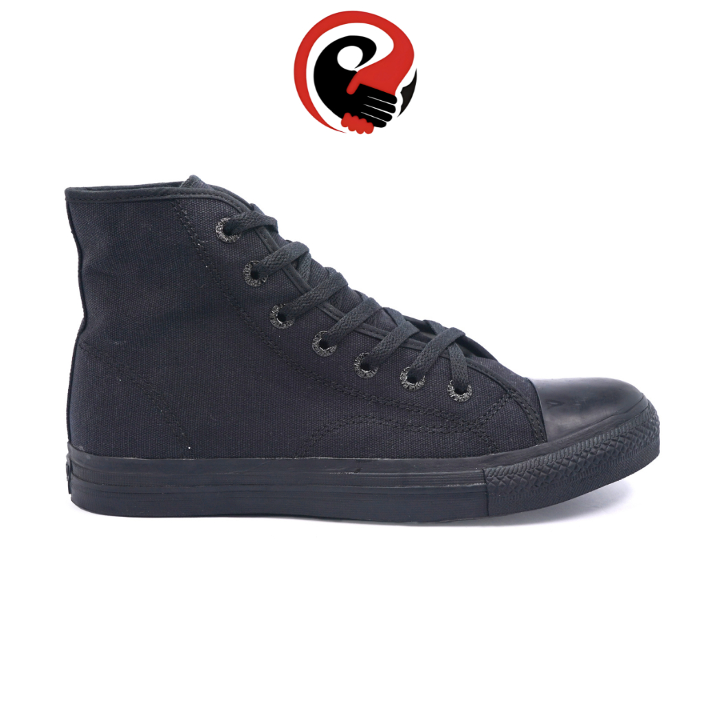 Sepatu Hagamo Orion High Allblack (Unisex)