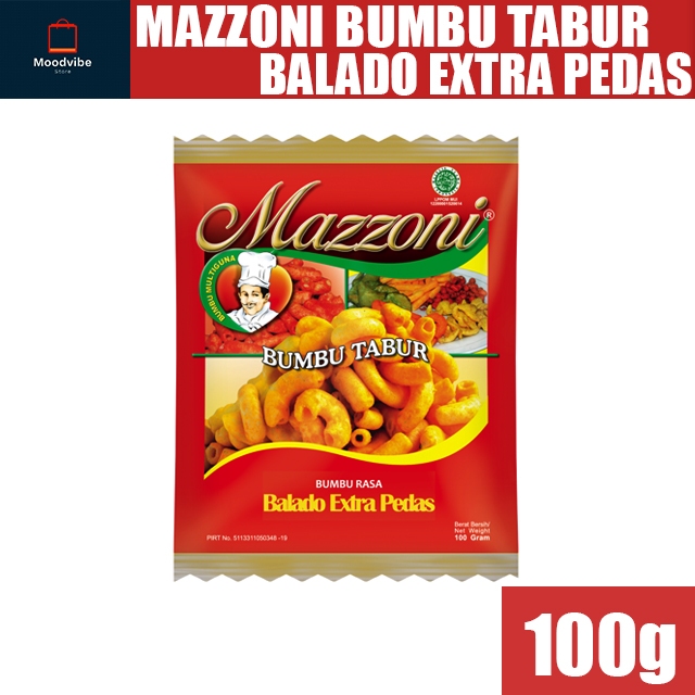 

Mazzoni Bumbu Tabur Balado Extra Pedas 100g