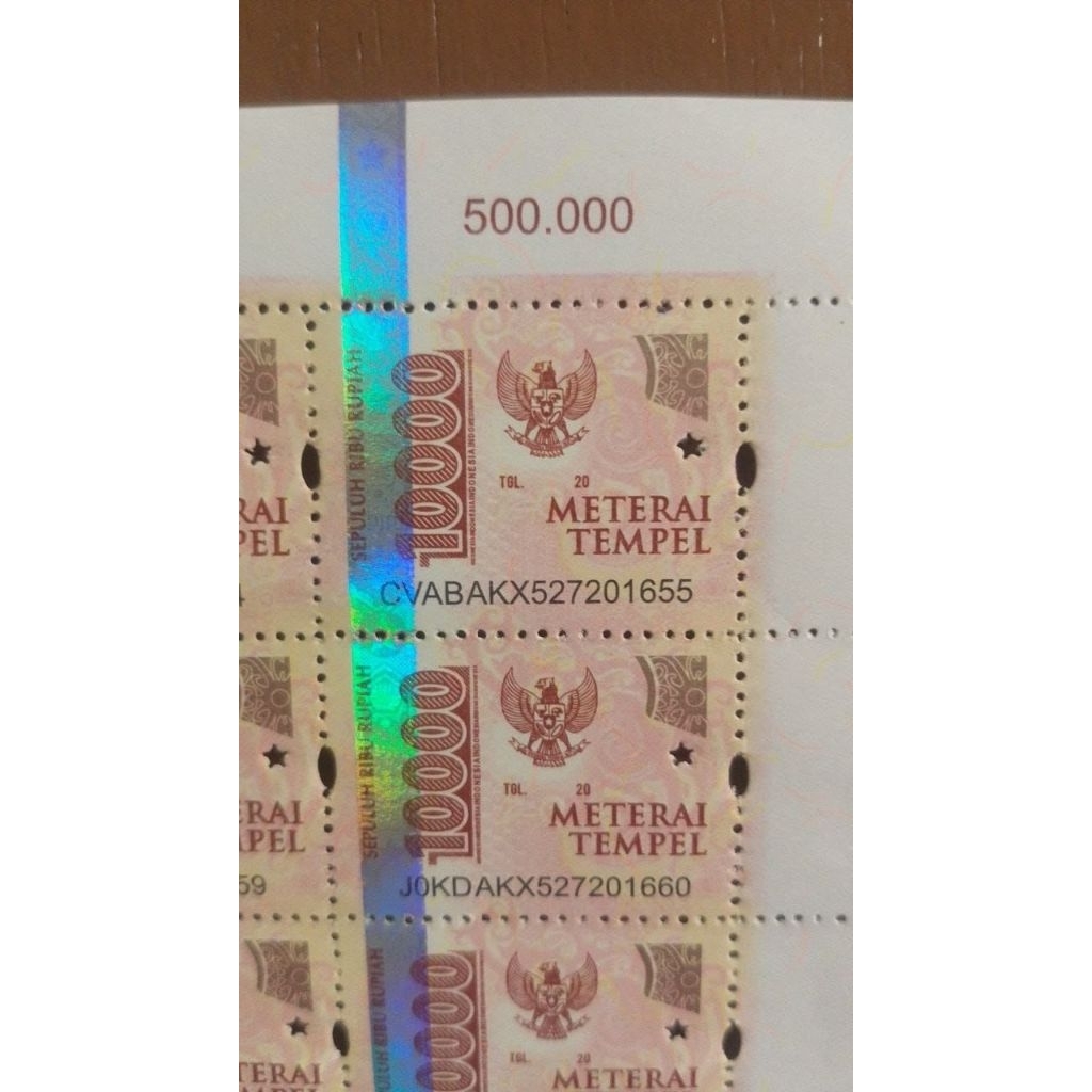 

PERANGKO 10000 ATK Kantor POS ORIGINAL