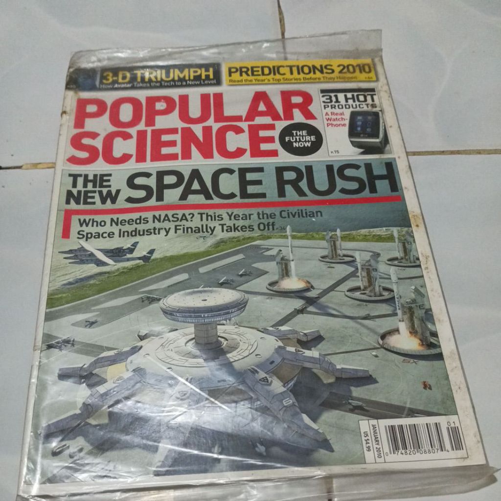 Majalah POPULAR Science The New SPACE RUSH