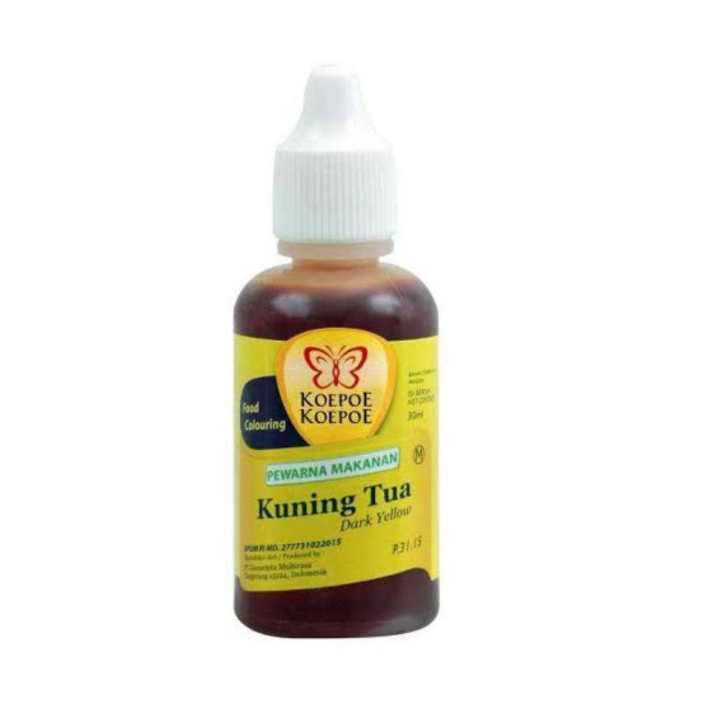 

Koepoe Koepoe Kuning Tua Pewarna Makanan 30ml