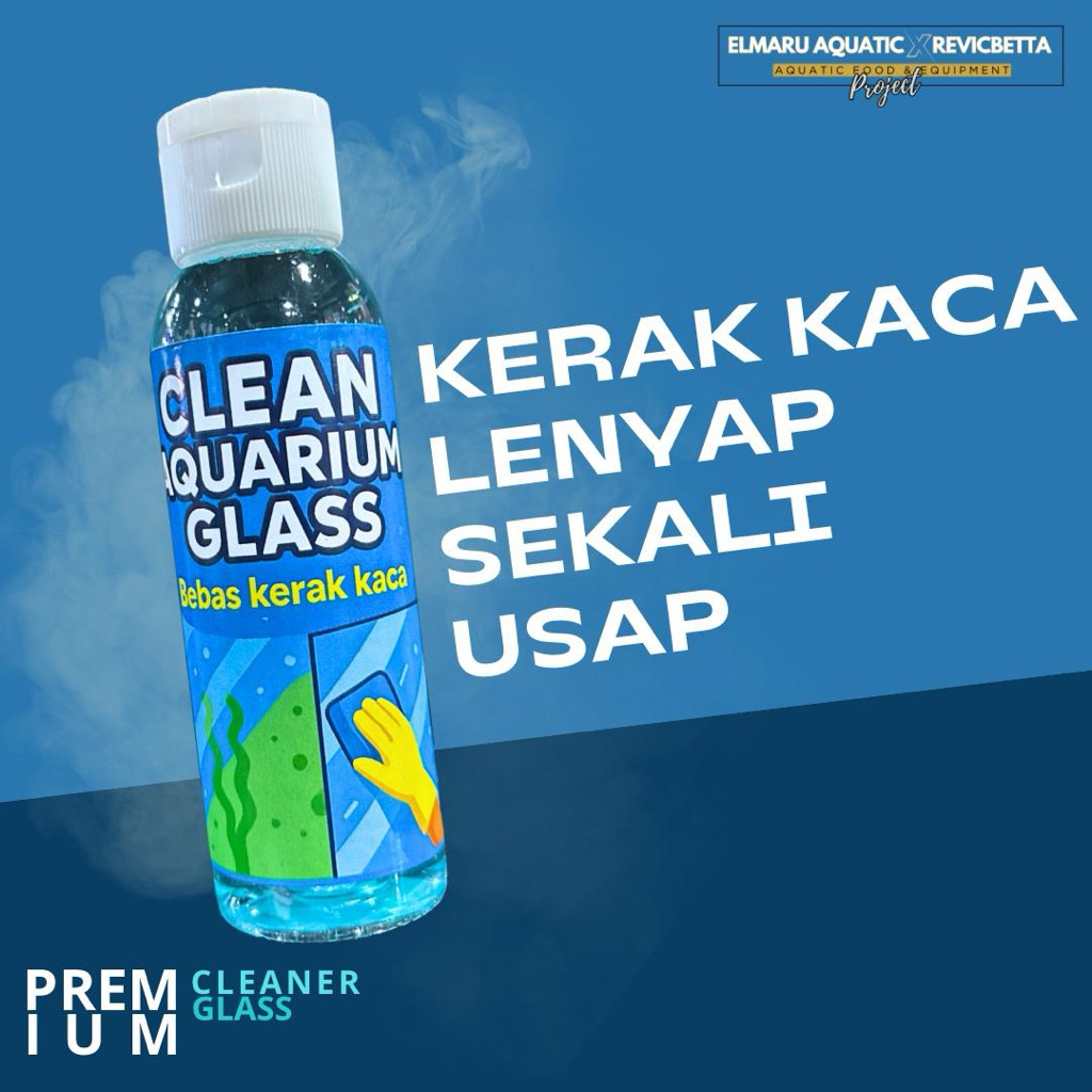 CLEAN AQUARIUM GLASS Atasi kerak kaca aquarium pembersih kerak kaca